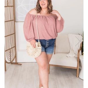 Mauve blouse